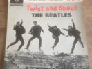 THE BEATLES twist and shout 1960s UK RARE SOLID CENTRE EP KT GRAMOPHONE RIM TEXT