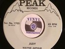 HEAR  RARE ROCKABILLY - WAYNE ARTHUR - PEAK 1705 - JUDY / BIG DADDY