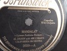 Al Jolson - 78rpm single 10-inch – Brunswick #2650 Mandalay