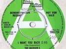 The Jackson 5 I Want You Back UK 1970 Tamla Motown Promo TMG 724