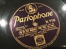 Joe Venuti Raggin The Scale LOUIS ARMSTRONG I'm In The Market.. Parlophone R778