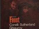 LP-BOX Gounod Faust (Corelli, Sutherland, Ghiaurov, Bonynge) NEAR MINT Decca