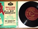 BO DIDDLEY   RHYTHM AND BLUES WITH   UK 4-TRACK GOLD LONDON TRI 7