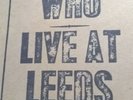 THE WHO Live At Leeds LP 1970 TRACK 1st Press MINT A1 111 /B1 111 EARLIEST EVER