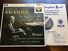 William Backhaus Bohm Mozart Piano Concerto Sonata Decca SXL 2214 Stereo LP Rare