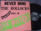 SEX PISTOLS - Never Mind The Bollocks 12 Track FRANCE 2nd Pressing Ex Condition