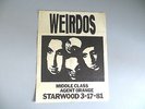 WEIRDOS MIDDLE CLASS AGENT ORANGE RARE PUNK FLYER RHINO 39 DEAD KENNEDYS KBD
