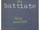 Franco Battiato Lp Vinile 1972 Fetus / Pollution Ricordi ?ORL 8127 Nuovo
