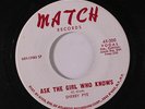 SHERRY PYE: Ask The Girl Who Knows / Gimme A Break 45 (Claudine Clark) Soul