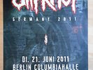 SLIPKNOT 2011 BERLIN  -  orig.Concert-Konzert-Poster-Plakat NEU