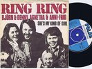 ABBA Ring Ring Danish 45PS 1973 Polar Eurovision