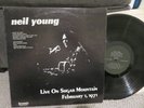 - NEIL YOUNG LIVE ON SUGAR MOUNTAIN  LP- PRIVATE PRESS 1971 VINYL