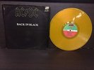 AC/DC Back In Black Ultra  YELLOW Ecuador Pressing LP