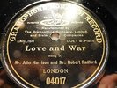 1906 ROBERT RADFORD Bass John Harrison w PIANO LOVE AND WAR London G&T 78