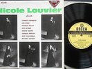 NICOLE LOUVIER CHANTE BRASSENS-FERRE-TRENET... 25cm STEREO Quasi neuf