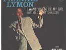 FRANKIE LYMON--PICTURE SLEEVE + 45--(I WANT U TO BE MY GIRL)--PS--PIC--SLV
