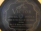 Victor 20773 Rev McGee & Congregation (JUG BAND ) Jonah In Belly 1927  78 rpm V+