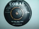 GENE CHANDLER-THE GIRL DON`T CARE-UK CORAL SINGLE 1967