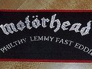 RARE MOTORHEAD PATCH lemmy,judas priest,autograph,iron fist,tour,pin,badge,lp,7