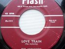 the JAYHAWKS vg++ doowop 45 ORIGINAL FLASH Love Train b/w Don't Mind Dyin FM505