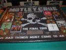Motley Crue Final Tour VIP Experience Custom Plaque 1981-2015 Never Opened