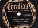 78rpm Blues – Memphis Jug Band – Fishin' In The Dark – Vocalion 03175