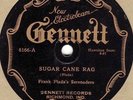 78 rpm Hawaiian – Frank Plada's Serenaders – Sugar Cane Rag – Gennett 6166 – E
