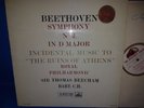 @ASD 287 *WHITE/GOLD* BEETHOVEN SYMPHONY NO.2 /THE RUINS OF ATHENS* BEECHAM* NM