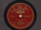 78 rpm Louis Armstrong OKeh 41350 in VV+/V+E- Hear