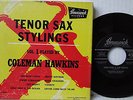 Coleman Hawkins - Tenor Sax Stylings Vol. 1; 1952 Brunswick; 4x45; RARE Box Set