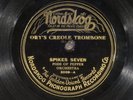 78 RPM -- Spikes Seven Pods of Pepper Orch (Kid Ory), Nordskog 3009, E/VV+ Jazz