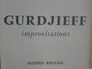 G.I. Gurdjieff-Improvisations-Second Recueil-Janus Paris Cat 011-10