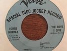 LOUISE MURRAY Love I Give RARE NORTHERN SOUL VERVE 45 VG+