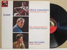 ASD 655 UK STEREO- JACQUELINE DU PRE Elgar Cello Concerto/Sea Pics BARBIROLLI LP