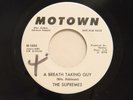 Supremes dj 45 A BREATH TAKING GUY / ROCK AND ROLL BANJO BAND   Motown VG++