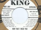 R&B DOO WOP 45 - HURRICANES 