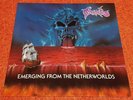 THANATOS - Emerging From The Netherworlds - 1990 Shark ORIGINAL PRESS Vinyl LP