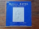 DEVY ERLIH BUREAU RAVEL SONATA VIOLIN PIANO 10'' DUCRETET THOMSON  ??