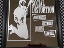 Custom Art - Etched Mirror SOCIAL DISTORTION 