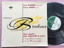 JANOS STARKER & SEBOK Brahms Cello ORIG Erato LDE 3137 FRANCE-1950s LP NM