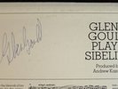 GLENN GOULD  Autograph Signed SIBELIUS Sonatines CBS