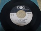 DOO-WOP 45. LAWRENCE STONE-UNTIL THE REAL THING COMES ALONG/EVERYTIME/DIG-130