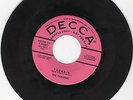 The Tangiers ?– Tabarin / I Won't Be Around DECCA RECORDS 45 RPM Promo