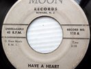 DEL RAYS original STRONG VG Moon 45 DOOWOP Around The Corner / Have A Heart mg24