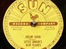 LITTLE JUNIOR'S BLUE FLAMES, Feelin' Good/Fussin And Fightin Blues, SUN-187, V++