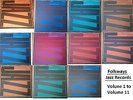 Folkways Jazz Records - Vol.1 to Vol.11 / FJ2801 to FJ2811 - Vintage - 1950 - 53