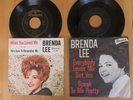2 Singles  60er Jahre       BRENDA LEE        mit Originalcover