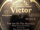 The Carter Family Victor 23585 78 rpm Old-Time Country