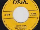 THE MARQUEES Wyatt Earp 45 on Okeh doo-wop R&B HEAR