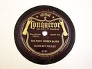 BLIND BOY FULLER 78rpm Conqueror 9281 TOO AMNY WOMEN BLUES & JITTERBUG RAG 1937